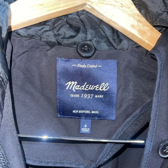 Madewell | Field Parka In Black Size: Small - Picture 3 of 4